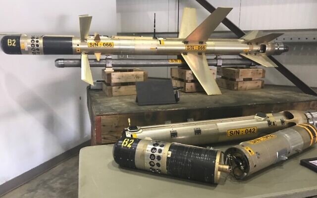 Iranian surface-to-air missiles seized by the US Navy from a shipment heading to Houthi rebels in Yemen, February 9, 2020. (US Department of Justice)