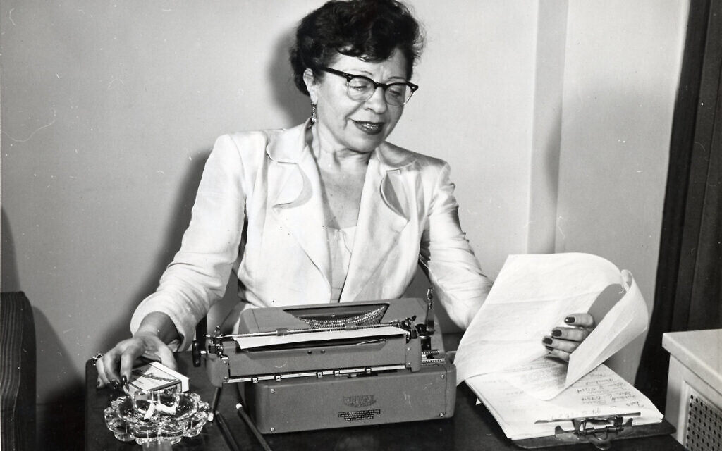 Polly Adler, the best-selling author. (Polly Adler Collection courtesy of Eleanor Vera)