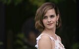 Emma Watson poses for photographers at The Earthshot Prize Awards Ceremony, Alexandra Palace, England, Sunday, Oct. 17, 2021. (AP/Scott Garfitt)