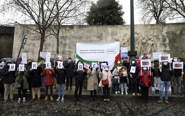Iran confirms arrest of two French nationals over anti-government rally ...