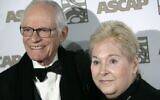 Honorees Alan (left) and Marilyn Bergman arrive at the ASCAP Film and Television music awards in Beverly Hills, CA, on Tuesday, May 6, 2008. (AP Photo/Matt Sayles, File)