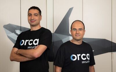 Orca Security co-founders Avi Shua, right, and Gil Geron. (Courtesy)