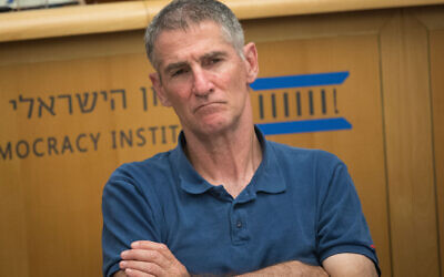 Yair Golan attends a discussion held at the Israel Democracy Institute in Jerusalem, on July 7, 2019. (Yonatan Sindel/Flash90)