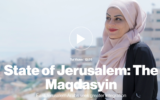 The latest State of Jerusalem video for the Times of Israel, 'The Maqdasyin,' about the Israelization of Paletinian Jerusalemites (Courtesy State of Jerusalem)