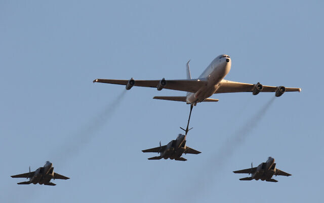 Rapport : des avions de combat israéliens et des avions de ravitaillement organisent un exercice massif visant Téhéran(Iran)