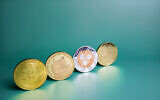 A visual representation of cryptocurrencies Bitcoin,Ripple XRP, Dogecoin, and Ethereum. (Salarko via iStock by Getty Images)