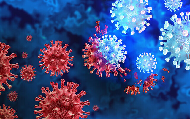 3D illustration of the mutating coronavirus variant. (wildpixel; iStock by Getty Images)