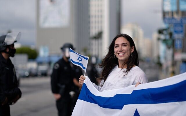 Pro-Israel rally in Los Angeles, 2021. Photo by Levi Meir Clancy on Unsplash