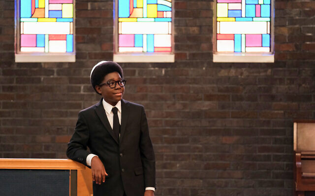 ‘The Wonder Years’ protagonist Dean Williams, played by Elisha Williams, in a still from the ‘Brad Mitzvah’ episode. (ABC/Eliza Morse)