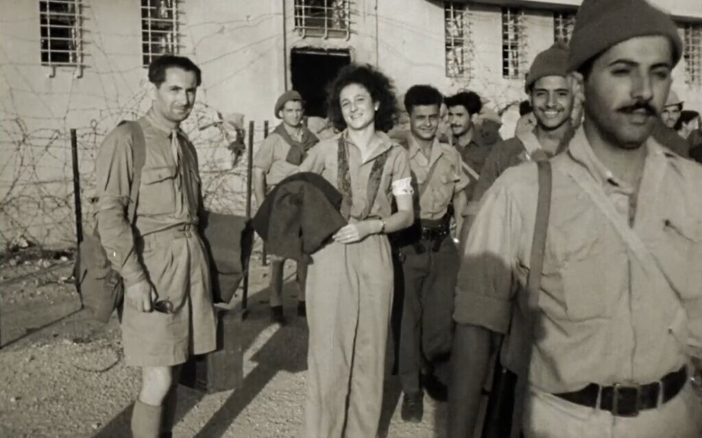 Footage of Israeli soldiers around the time of the 1948 War of Independence from the documentary film 'Tantura.' (Screenshot)