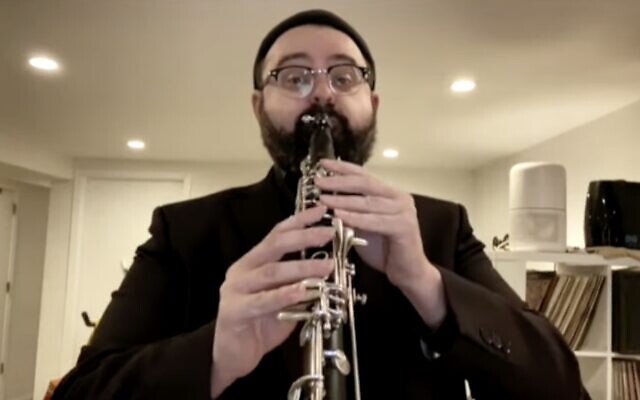 Michael Winograd, a popular Klezmer composer and clarinetist, recently poked fun at Rep. Majorie Taylor Greene's viral 'Gazpacho Police' comment by turning it into the title of a klezmer song. (video screenshot)