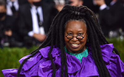 Whoopi Goldberg attends a benefit event in New York City, Sept. 13, 2021. (Sean Zanni/Patrick McMullan via Getty Images via JTA)