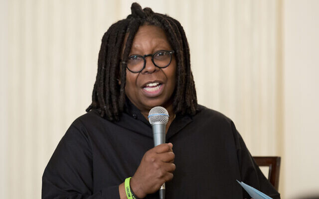 Whoopi Goldberg speaks during the Broadway at the White House event in the State Dining Room of the White House in Washington, Nov. 16, 2015  (AP Photo/Carolyn Kaster, File)