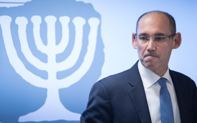 Bank of Israel Governor Amir Yaron speaks during a press conference at the Bank of Israel in Jerusalem, on January 7, 2019. (Noam Revkin Fenton/Flash90)