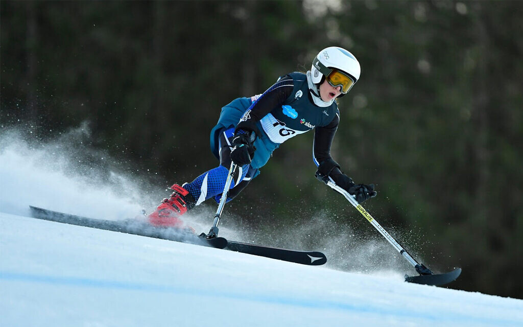 Israeli Paralympic skier Sheina Vaspi. (Courtesy/International Paralympic Committee)