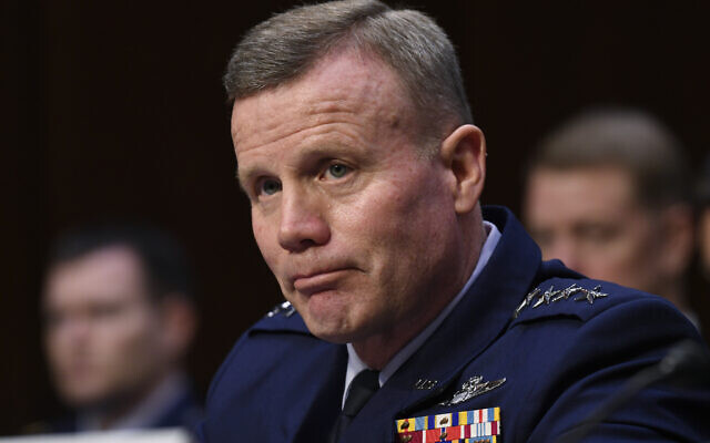 Gen. Tod D. Wolters, commander of US European Command and NATO Supreme Allied Commander Europe, testifies before the Senate Armed Services Committee hearing on Capitol Hill in Washington, DC, on February 25, 2020. (AP Photo/Susan Walsh)
