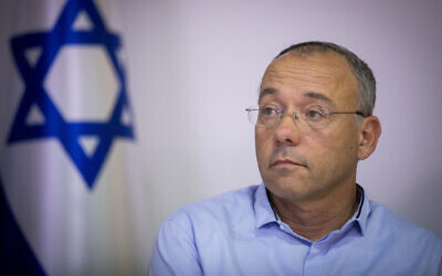 Tomer Moskowitz, director of the Population and Immigration Authority. (Yonatan Sindel/Flash90)