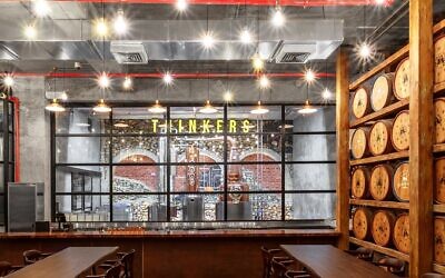 The Thinkers Distillery still and visitors center in the Mahane Yehuda market in Jerusalem. (Courtesy: Thinkers)