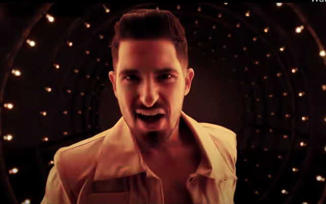 Michael Ben David in the music video of his Eurovision song entry iM released on March 14, 2022. (Screen capture/YouTube)