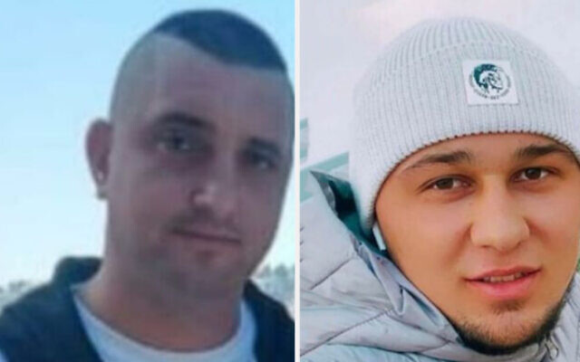 Dimitri Mitrik and Victor Sorokopot, two Ukrainian foreign workers who were shot dead in a terrorist attack in Bnei Brak on March 29, 2022 (Photos used in accordance with Clause 27a of the Copyright Law)