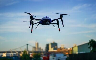 An Easy Aerial Drone being flown in New York. (Facebook)