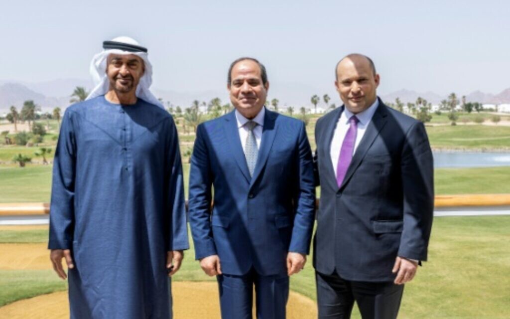 Bennett's Egypt summit touched on Assad's UAE visit, air defense, bilateral trade - Vimarsana News