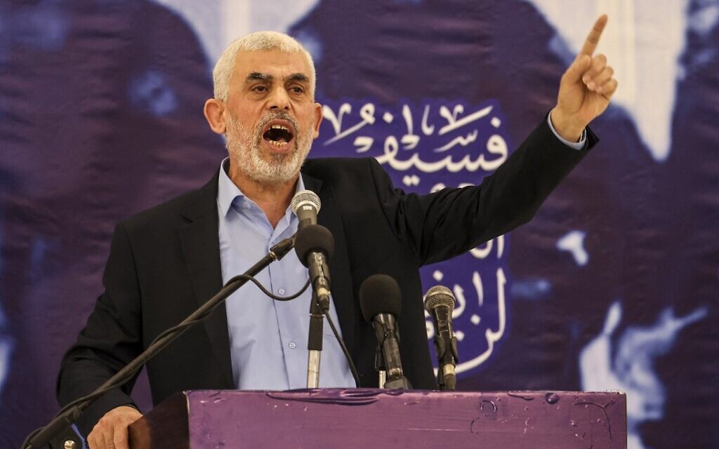 Hamas's Sinwar threatens a 'regional, religious war' if Al-Aqsa is again 'violated' | The Times of Israel