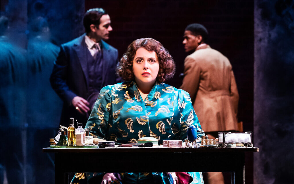 Beanie Feldstein stars as Fanny Brice in the Broadway revival of 'Funny Girl.' (Matthew Murphy/via JTA)