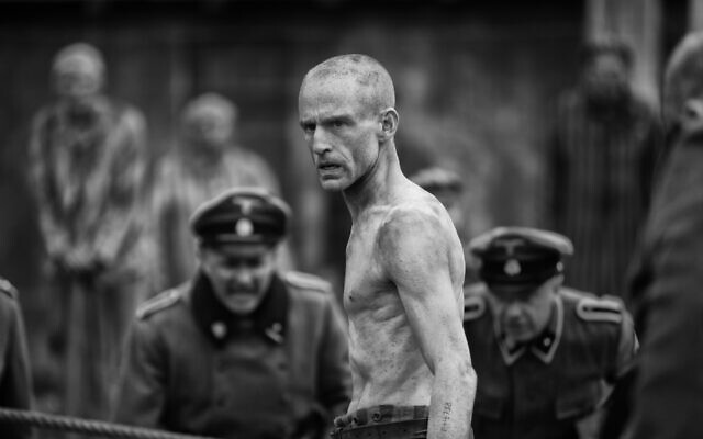 Actor Ben Foster as boxer Harry Haft in 'The Survivor,' the real-life story of an Auschwitz survivor whose boxing skills saved his life (Leo Pinter/HBO)