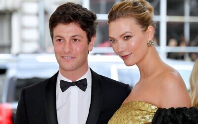 Joshua Kushner and Karlie Kloss attend The 2019 Met Gala Celebrating Camp: Notes on Fashion at Metropolitan Museum of Art on May 6, 2019, in New York City. (Photo by Dia Dipasupil/FilmMagic/ via JTA)