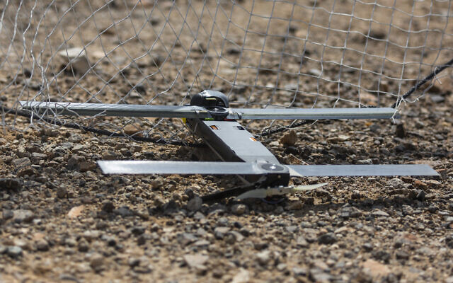 Illustrative: This image provided by the US Marine Corps shows a Switchblade 300 10C drone system being used as part of a training exercise at Marine Corps Air Ground Combat Center Twentynine Palms, California, on September 24, 2021. (Cpl. Alexis Moradian/U.S. Marine Corps via AP)