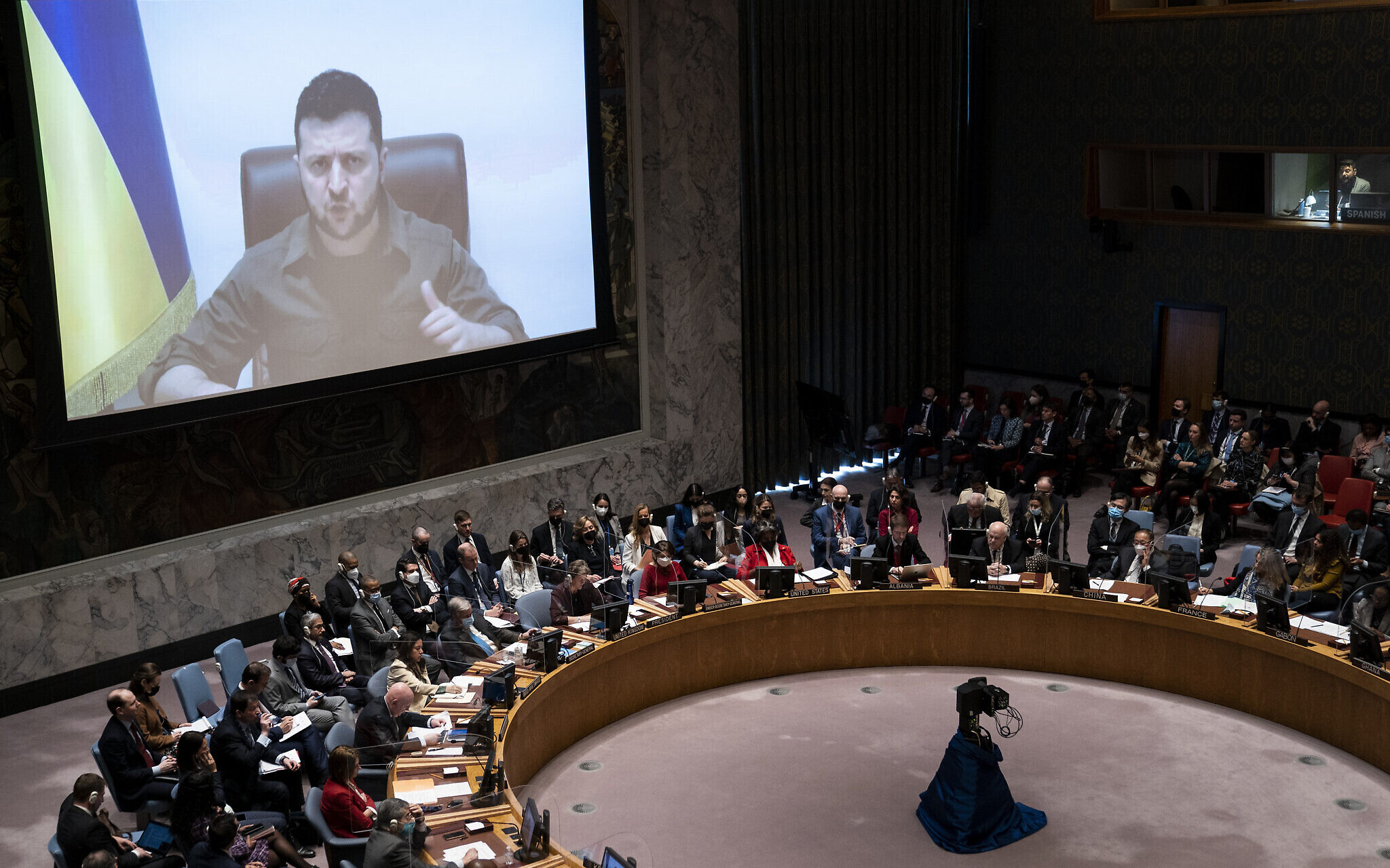 Zelensky tells UN Security Council Russia has committed worst atrocities  since WWII | The Times of Israel