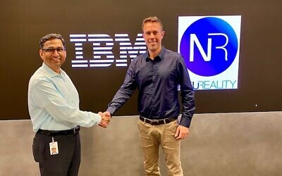 NeuReality CEO Moshe Tanach (right) and Dr. Mukesh Khare of IBM (NeuReality)