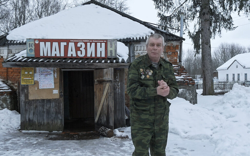 A military veteran of the Chechen War in Yelnya, Russia, as seen in Dmitry Bogolyubov's documentary film, 'Town of Glory.' (Courtesy of First Hand Films)
