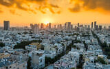 The sun rises over Tel Aviv, October 2019. (ZZ3701 via iStock by Getty Images)