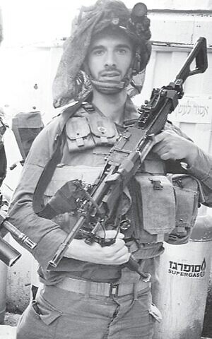 Leibel Mangel in the IDF. (Courtesy)