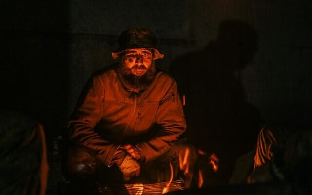 This photo released on May 10, 2022, by the Azov regiment shows an injured Ukrainian serviceman inside the Azovstal iron and steel works factory in Mariupol, Ukraine, amid the Russian invasion. (Dmytro 'Orest' Kozatskyi/various sources/AFP)