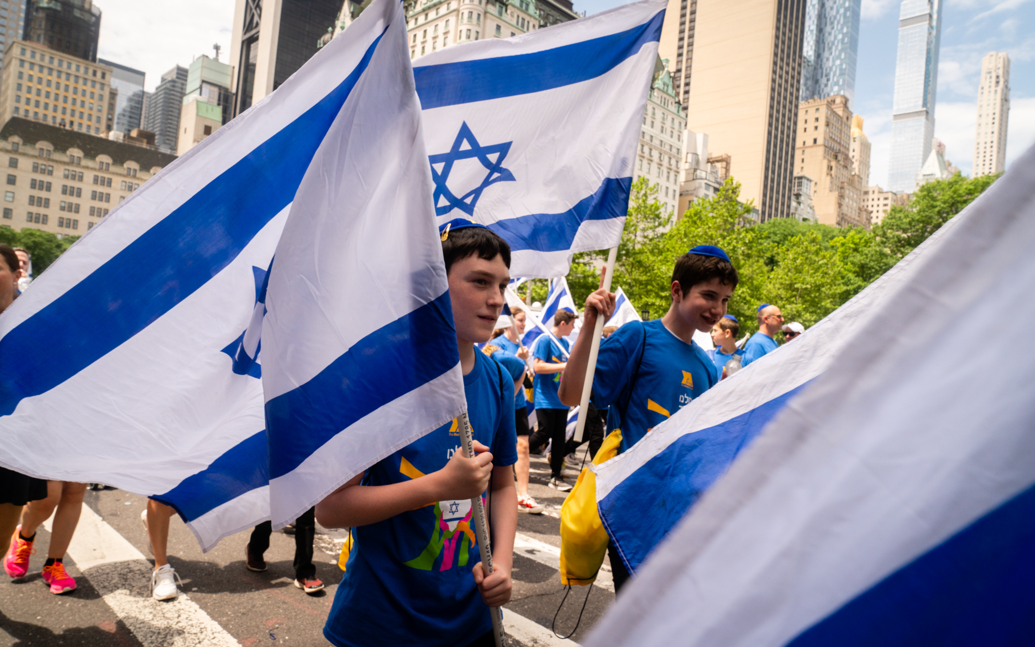 Tens of thousands march in New York's Israel parade in major show of