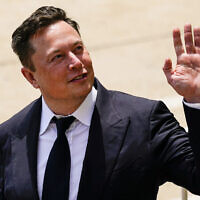 CEO Elon Musk departs from the justice center in Wilmington, Delaware, July 13, 2021. (AP/Matt Rourke, File)