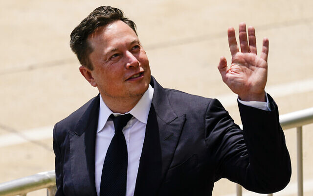 CEO Elon Musk departs from the justice center in Wilmington, Delaware, July 13, 2021. (AP/Matt Rourke, File)