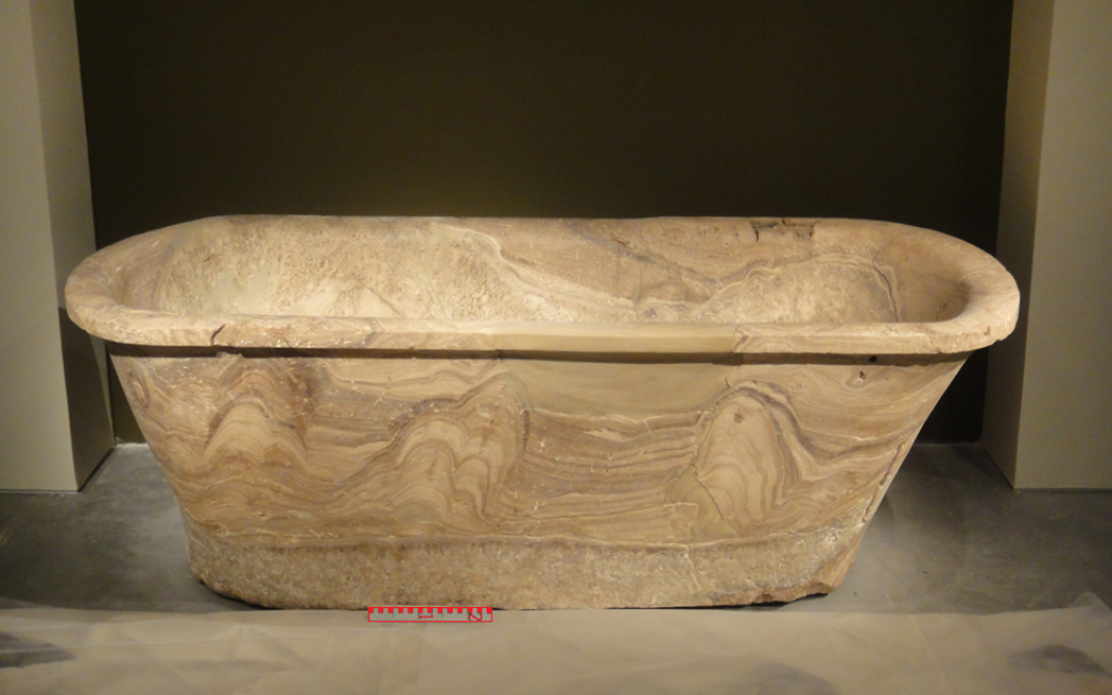 Alabaster for Herod the Great’s lavish bathtubs traced to quarry in Israel