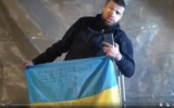Jewish Ukrainian soldier Vitaliy “Benya” Barabash calls on Israel and Prime Minister Naftali Bennett to rescue the garrison defending Mairupol's Azovstal steel plant from Russian forces, May 11, 2022 (screenshot)