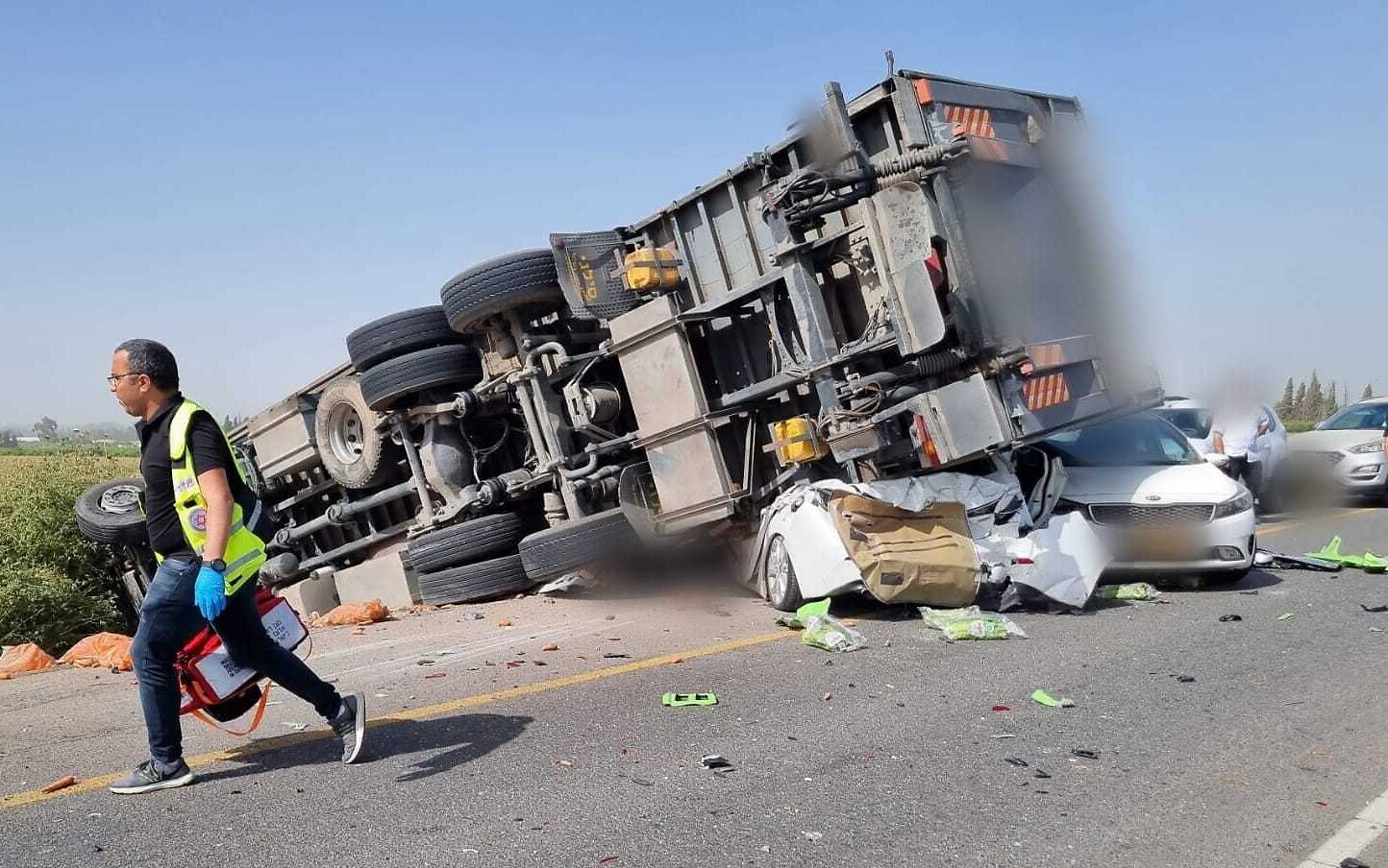 3 killed in multi-vehicle crash in southern Israel