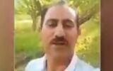 Iranian Mansour Rasouli denis being involved in an attempt to assassinate an Israeli diplomat in Turkey, in a video aired May 8, 2022 (video screenshot)