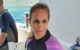 Orit Peled, 49, an Israeli who drowned while snorkeling in Sharm el-Sheikh in the Sinai Peninsula on June 17, 2022. (Courtesy)