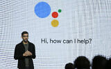 In this Tuesday, Oct. 4, 2016, file photo, Google CEO Sundar Pichai talks about Google Assistant during a product event in San Francisco. (AP Photo/Eric Risberg, File)