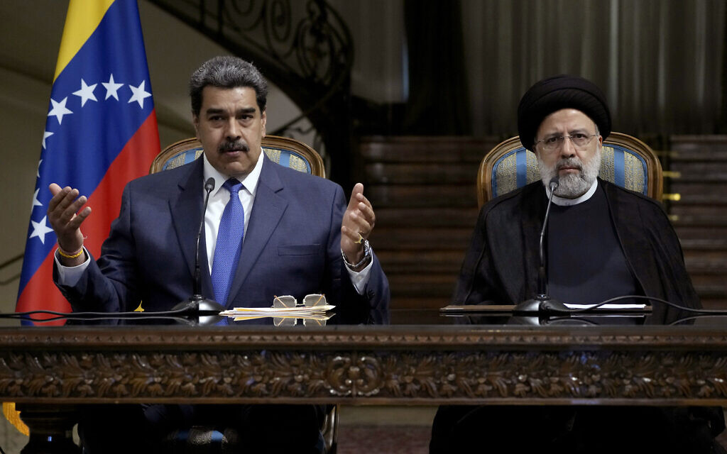 Iran, Venezuela sign 20-year cooperation deal for defense, energy and finance