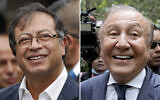 FILES - This combination of photos shows Colombian presidential candidates: Gustavo Petro (left), June 17, 2018; and Rodolfo Hernandez, June 2, 2022, in Bogota, Colombia. (AP/Martin Mejia, Fernando Vergara, Files)