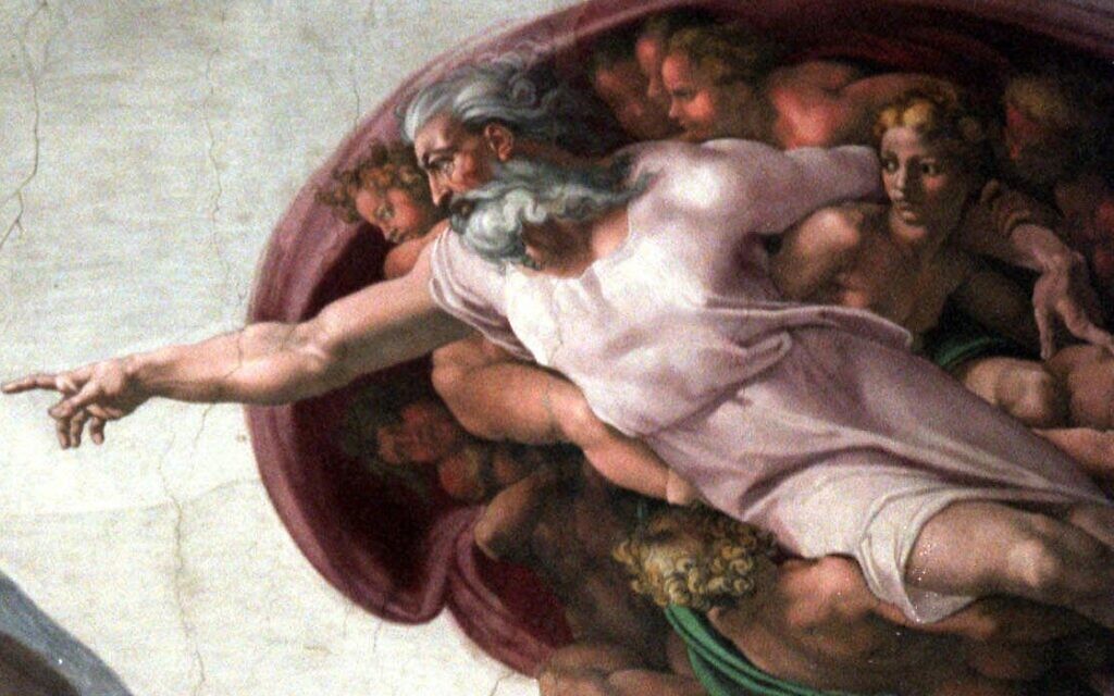 Michelangelo's fresco 'La Creazione' ('The Creation') on the ceiling of the Vatican's Sistine Chapel. (AP Photo/Plinio Lepri)