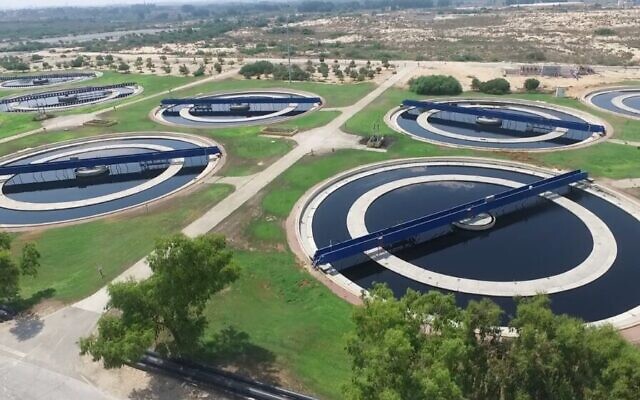 A view of the Shafdan water treatment plant in Rishon Lezion of Mekorot, Israel's national water company. (Mekorot)